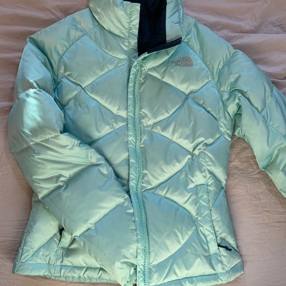 Womens Mint Green Puffer Jacket | Poshmark